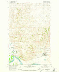 Culbertson Montana Historical topographic map, 1:24000 scale, 7.5 X 7.5 Minute, Year 1969