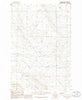 Cushman NE Montana Historical topographic map, 1:24000 scale, 7.5 X 7.5 Minute, Year 1986