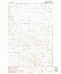 Cushman NW Montana Historical topographic map, 1:24000 scale, 7.5 X 7.5 Minute, Year 1986