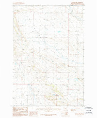 Cushman NW Montana Historical topographic map, 1:24000 scale, 7.5 X 7.5 Minute, Year 1986