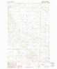 Cushman NW Montana Historical topographic map, 1:24000 scale, 7.5 X 7.5 Minute, Year 1986