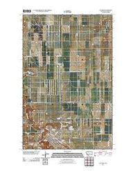Cut Bank Montana Historical topographic map, 1:24000 scale, 7.5 X 7.5 Minute, Year 2011