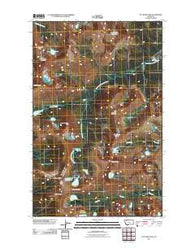 Cut Bank Pass Montana Historical topographic map, 1:24000 scale, 7.5 X 7.5 Minute, Year 2011