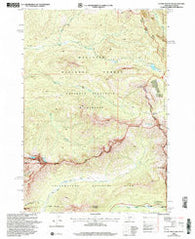 Cutoff Mountain Montana Historical topographic map, 1:24000 scale, 7.5 X 7.5 Minute, Year 2000