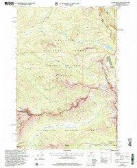 Cutoff Mountain Montana Historical topographic map, 1:24000 scale, 7.5 X 7.5 Minute, Year 2000