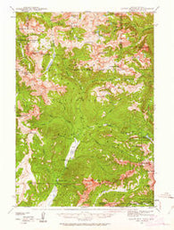 Cutoff Mtn Montana Historical topographic map, 1:62500 scale, 15 X 15 Minute, Year 1942