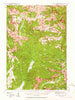 Cutoff Mtn Montana Historical topographic map, 1:62500 scale, 15 X 15 Minute, Year 1942