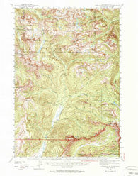 Cutoff Mtn Montana Historical topographic map, 1:62500 scale, 15 X 15 Minute, Year 1942