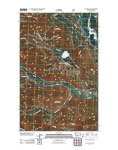 Cyclone Lake Montana Historical topographic map, 1:24000 scale, 7.5 X 7.5 Minute, Year 2011