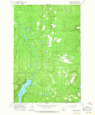 Cygnet Lake Montana Historical topographic map, 1:24000 scale, 7.5 X 7.5 Minute, Year 1965