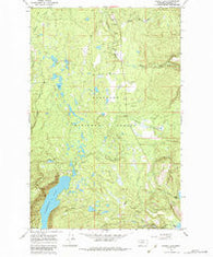 Cygnet Lake Montana Historical topographic map, 1:24000 scale, 7.5 X 7.5 Minute, Year 1965