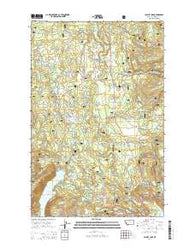 Cygnet Lake Montana Current topographic map, 1:24000 scale, 7.5 X 7.5 Minute, Year 2014