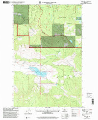 Dahl Lake Montana Historical topographic map, 1:24000 scale, 7.5 X 7.5 Minute, Year 1997