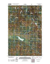 Dahl Lake Montana Historical topographic map, 1:24000 scale, 7.5 X 7.5 Minute, Year 2011