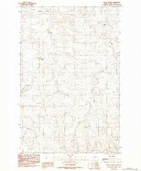 Dailey Spring Montana Historical topographic map, 1:24000 scale, 7.5 X 7.5 Minute, Year 1983
