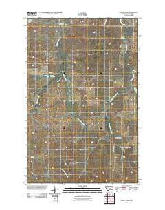 Dailey Spring Montana Historical topographic map, 1:24000 scale, 7.5 X 7.5 Minute, Year 2011