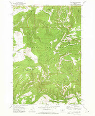 Daisy Peak Montana Historical topographic map, 1:24000 scale, 7.5 X 7.5 Minute, Year 1972