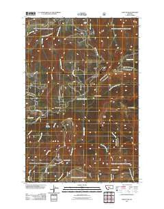 Daisy Peak Montana Historical topographic map, 1:24000 scale, 7.5 X 7.5 Minute, Year 2011