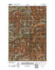 Daisy Peak Montana Historical topographic map, 1:24000 scale, 7.5 X 7.5 Minute, Year 2011
