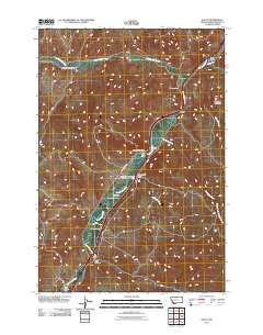 Dalys Montana Historical topographic map, 1:24000 scale, 7.5 X 7.5 Minute, Year 2011