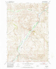 Dalys Montana Historical topographic map, 1:24000 scale, 7.5 X 7.5 Minute, Year 1952
