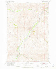 Dalys Montana Historical topographic map, 1:24000 scale, 7.5 X 7.5 Minute, Year 1952
