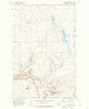 Dammel Reservoir Montana Historical topographic map, 1:24000 scale, 7.5 X 7.5 Minute, Year 1972