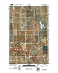 Dammel Reservoir Montana Historical topographic map, 1:24000 scale, 7.5 X 7.5 Minute, Year 2011