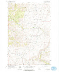 Dana Ranch Montana Historical topographic map, 1:24000 scale, 7.5 X 7.5 Minute, Year 1961