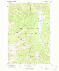 Danaher Mountain Montana Historical topographic map, 1:24000 scale, 7.5 X 7.5 Minute, Year 1970