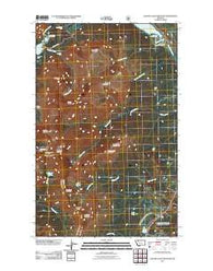 Dancing Lady Mountain Montana Historical topographic map, 1:24000 scale, 7.5 X 7.5 Minute, Year 2011