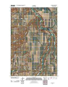 Danvers Montana Historical topographic map, 1:24000 scale, 7.5 X 7.5 Minute, Year 2011
