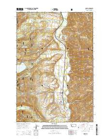 Darby Montana Current topographic map, 1:24000 scale, 7.5 X 7.5 Minute, Year 2014
