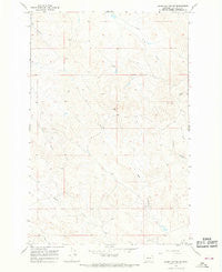 Darby Buttes SW Montana Historical topographic map, 1:24000 scale, 7.5 X 7.5 Minute, Year 1965