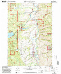 Darby Montana Historical topographic map, 1:24000 scale, 7.5 X 7.5 Minute, Year 1998