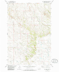 Davis Creek East Montana Historical topographic map, 1:24000 scale, 7.5 X 7.5 Minute, Year 1979