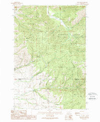 Davis Point Montana Historical topographic map, 1:24000 scale, 7.5 X 7.5 Minute, Year 1989