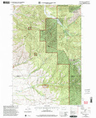 Davis Point Montana Historical topographic map, 1:24000 scale, 7.5 X 7.5 Minute, Year 1999
