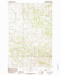 Davis Spring Montana Historical topographic map, 1:24000 scale, 7.5 X 7.5 Minute, Year 1985