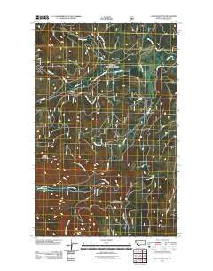 Davis Mountain Montana Historical topographic map, 1:24000 scale, 7.5 X 7.5 Minute, Year 2011