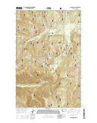 Davis Mountain Montana Current topographic map, 1:24000 scale, 7.5 X 7.5 Minute, Year 2014