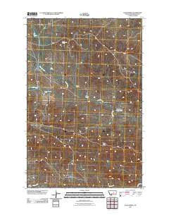 Davis Spring Montana Historical topographic map, 1:24000 scale, 7.5 X 7.5 Minute, Year 2011