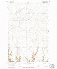 Day School Montana Historical topographic map, 1:24000 scale, 7.5 X 7.5 Minute, Year 1964