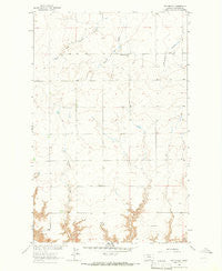 Day School Montana Historical topographic map, 1:24000 scale, 7.5 X 7.5 Minute, Year 1964