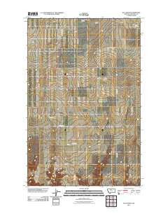 Day School Montana Historical topographic map, 1:24000 scale, 7.5 X 7.5 Minute, Year 2011