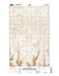 Day School Montana Current topographic map, 1:24000 scale, 7.5 X 7.5 Minute, Year 2014