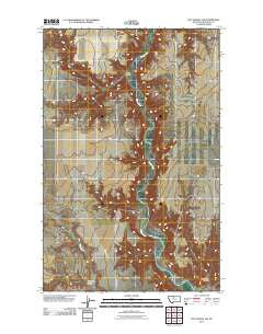 Day School SW Montana Historical topographic map, 1:24000 scale, 7.5 X 7.5 Minute, Year 2011