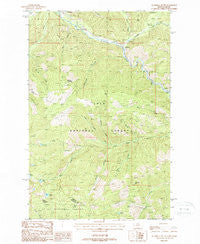 De Borgia South Montana Historical topographic map, 1:24000 scale, 7.5 X 7.5 Minute, Year 1988