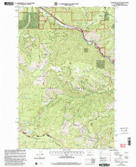 De Borgia South Montana Historical topographic map, 1:24000 scale, 7.5 X 7.5 Minute, Year 1999