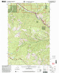 De Borgia South Montana Historical topographic map, 1:24000 scale, 7.5 X 7.5 Minute, Year 1999